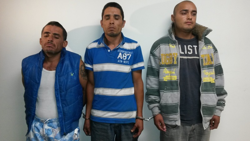 Félix  Meza Lerma, Leopoldo Dávila Pérez y Julio Cesar Garía Pérez